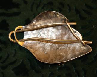 Handmade Sterling Silver Hair Clip