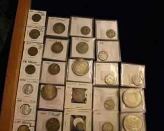 Vintage US & Foreign Coins (Some Silver)
