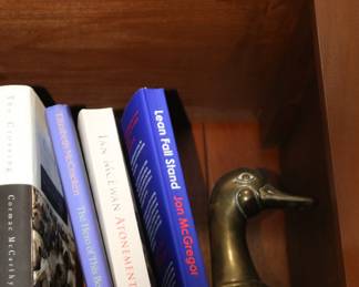 Brass Goose Head Book End