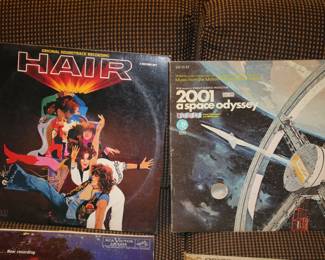 Hair & 2001 A Space Odyssey Soundtrack LP Records