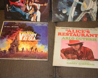 Victory At Sea & Arlo Guthrie's "Alice's Restaurant" LP Records