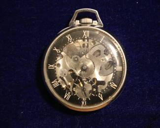1940s Girard-Perregaux Shell Oil Pocket Watch