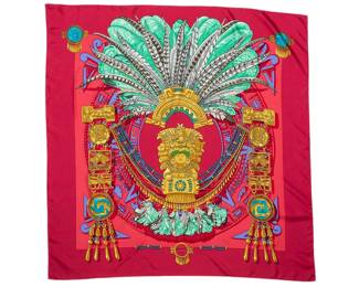 Hermes Mexique Silk Scarf
