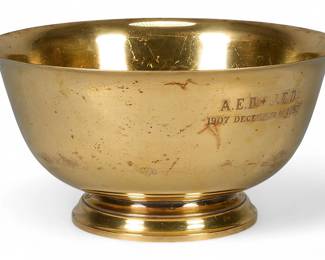  Large Tiffany and Co. Sterling Presentation Bowl