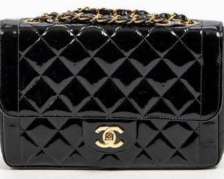  Chanel CC Chain Single Flap Shoulder Bag