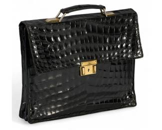 Vintage Crocodile Briefcase