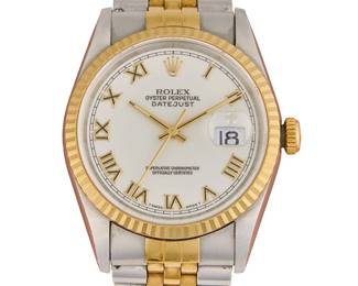 Vintage Rolex 18K Gold TwoTone Datejust