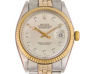 1974 Rolex Datejust 18K and Stainless Steel Watch