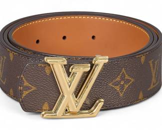  Louis Vuitton Monogram Canvas Belt