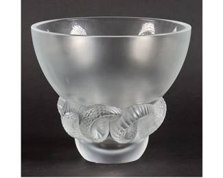  Lalique Serpent Centerpiece Bowl