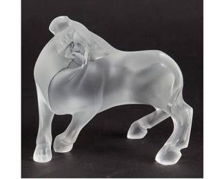  Lalique Panthere Etiree Sculpture