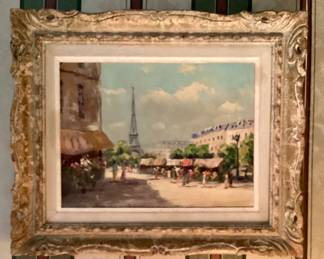 Parisian Street scene  O/C