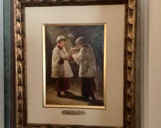 English Choir Boys O/C by Richard Judson Zolan 