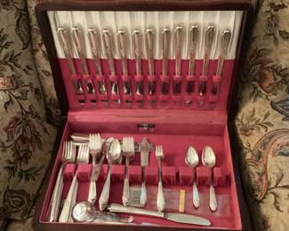 Several Silverplate flatware sets