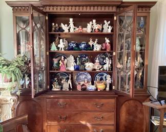 English Mahogany Breakfront 