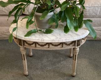 Marble Top French Style Table