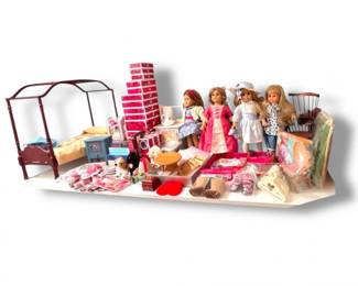 262 MassiveAmericanGirlDollCollectionDollsAccessoriesFurniture