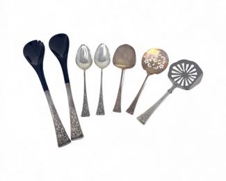 135 ReedBartonTapestrySterlingServingUtensilsSaladServers