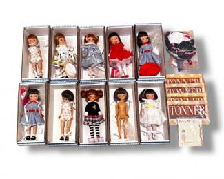 183 VintageBetsyMcCallCollectorDollSet10DollsOutfitsBoxes