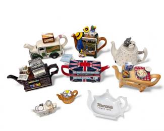 208 MiniatureNoveltyTeapotsTonyCarterCardewGreatBritishPottery