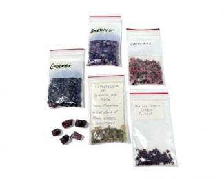 171 GemstoneMixGarnetAmethystRhodoniteSapphire
