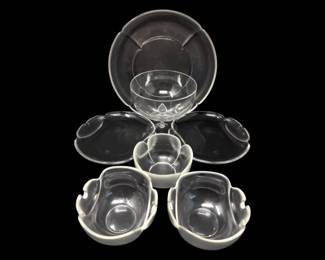 87 RosenthalStudioLinieClearGlassServingSetGermany