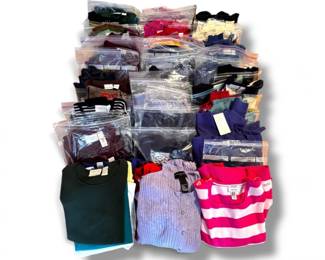 58 HugeWomensClothingBundle80SweatersCardigansTopsManyNWT