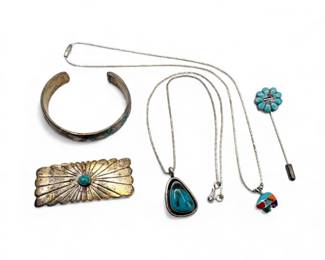 158 SouthwesternNativeInspiredJewelryNavajoZuniStyleOthers