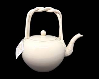 56 HartleyGreensLeedsCreamwareChocolateKettleNewwTags