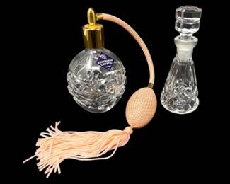 8 WaterfordCrystalPerfumeBottleEdinburghCrystalPerfumeAtomizer
