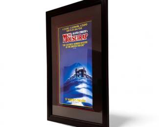 84 FramedAgathaChristieTheMousetrapStMartinsTheatrePoster