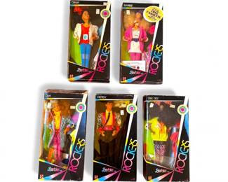 188 BarbieandtheRockersDollSet5Dolls1980sBoxesIncluded