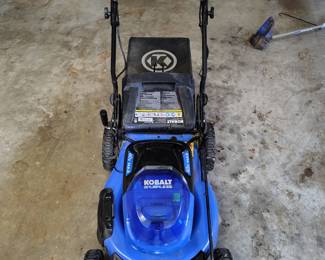 Kobalt electric lawnmower