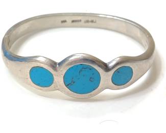 Great turquoise and silver bracelet