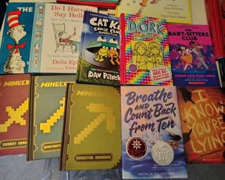 Minecraft and other trending books.