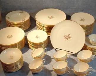 Lennox Wheat Pattern, R442 Plates, Bowls, Teacups