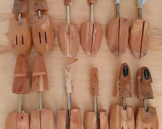 Modern Wood Shoehorns Collection Of Six