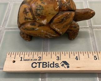 Jasper Turtle Carving