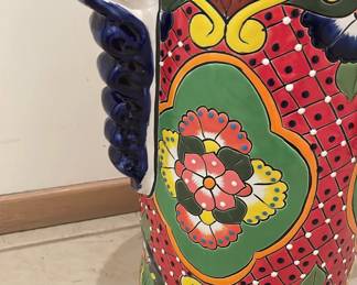 Hand Painted Talavera Umbrella Holder