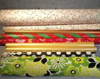 Vibrant Wrapping Paper With Ribbon Spools