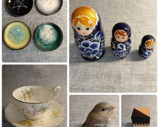 Dainty Collectibles Made In Denmark, Russia And England