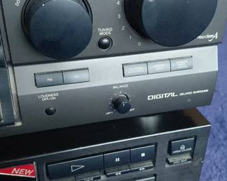 Technics AV Stereo and Sony AV 5 Disc Player