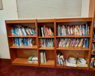 Three Small Oak Bookcases