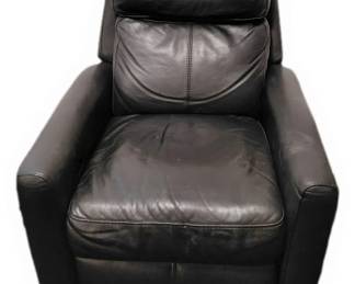 Overstuffed Leather Electic Recliner