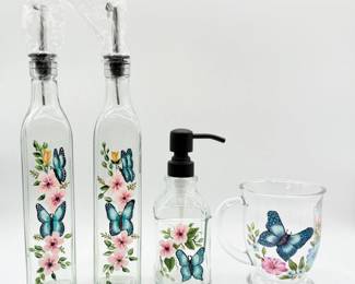 5 JudysHandPaintedButterflyCollectionArlingtonArtist