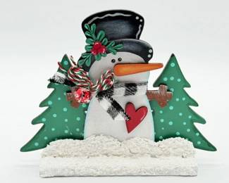 65 JudysHandPaintedSnowmanArlingtonArtist