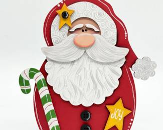 60 JudysHandPaintedSantaArlingtonArtist