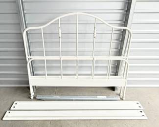 110 IkeaSkorvaQueenMetalBedframeArlingtonPickUpOnly