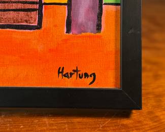 “Home”, an original oil on board by local Salem artist, Brad Hartung. Signed lower right, professionally framed, and measures in frame, 12” H x 15” W.
