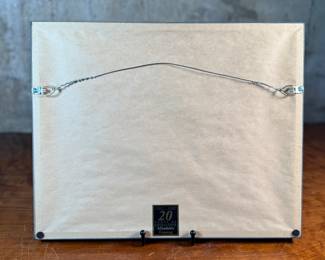 “Home”, an original oil on board by local Salem artist, Brad Hartung. Signed lower right, professionally framed, and measures in frame, 12” H x 15” W.
